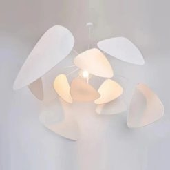 Alternative view of Fabric Petals Pendant Light, Livingroom Chandelier Kitchen Lighting