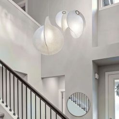 Alternative view of Wabi Sabi Silk Chandelier, Pendant Light Kitchen Dining Room