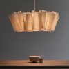 Wabi-sabi Style Fabric Pendant Lamp, Cloth Light Kitchen Dining Room