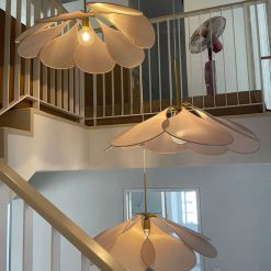 Alternative view of Nordic Fabric Pendant Lights, Flower Lamp Shade