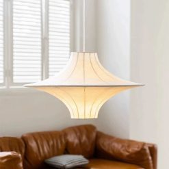 Alternative view of Wabi Sabi Minimalist Silk Pendant Lights Kitchen Dining Room