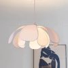 Flower Fabric Pendant Light, Fabric Lampshade Kitchen Diningroom