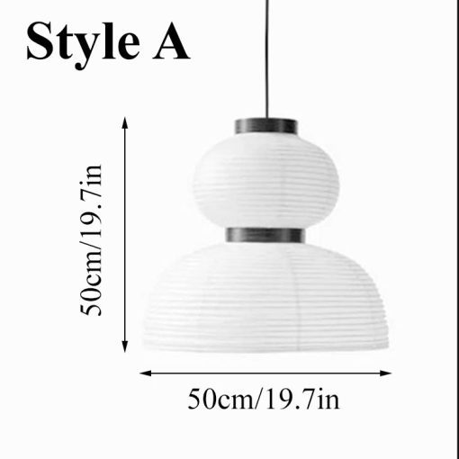 Modern Silk Fabric Lighting, Paper Pendant Light, Living Room Lamp