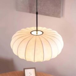 Nordic Wabi Sabi Silk Chandelier Restaurant Bar Bedroom Bedside Lamp