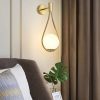 Copper Black Interior LED Wall lamp for Bedroom Sofa Background