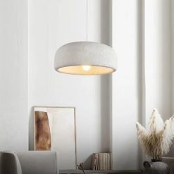 Alternative view of Illuminate your workspace with the gentle charm of Wabi-Sabi pendant lights