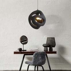 Alternative view of Embrace Simplicity with Wabi-Sabi Pendant Lights for Living Room and Kitchen