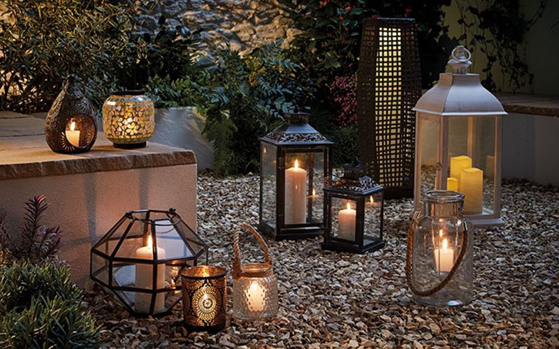 Candles And Lanterns Romantic And Cozy